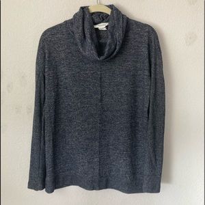 navy blue workshop republic turtleneck sweater